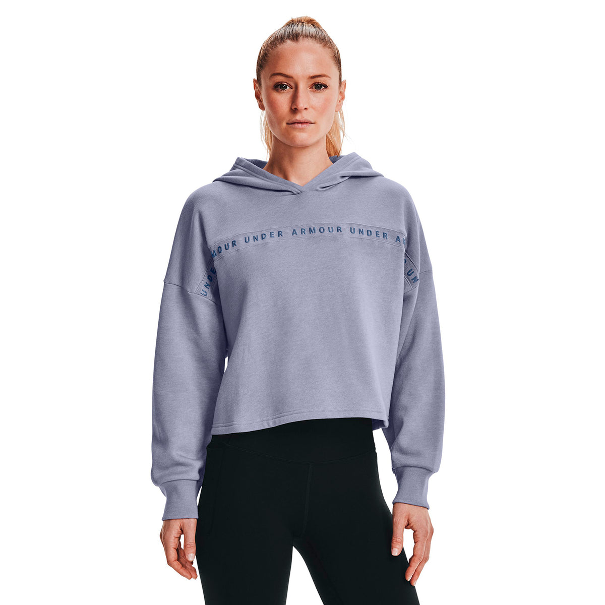 Polerón Ua Taped Fleece Hood para Mujer