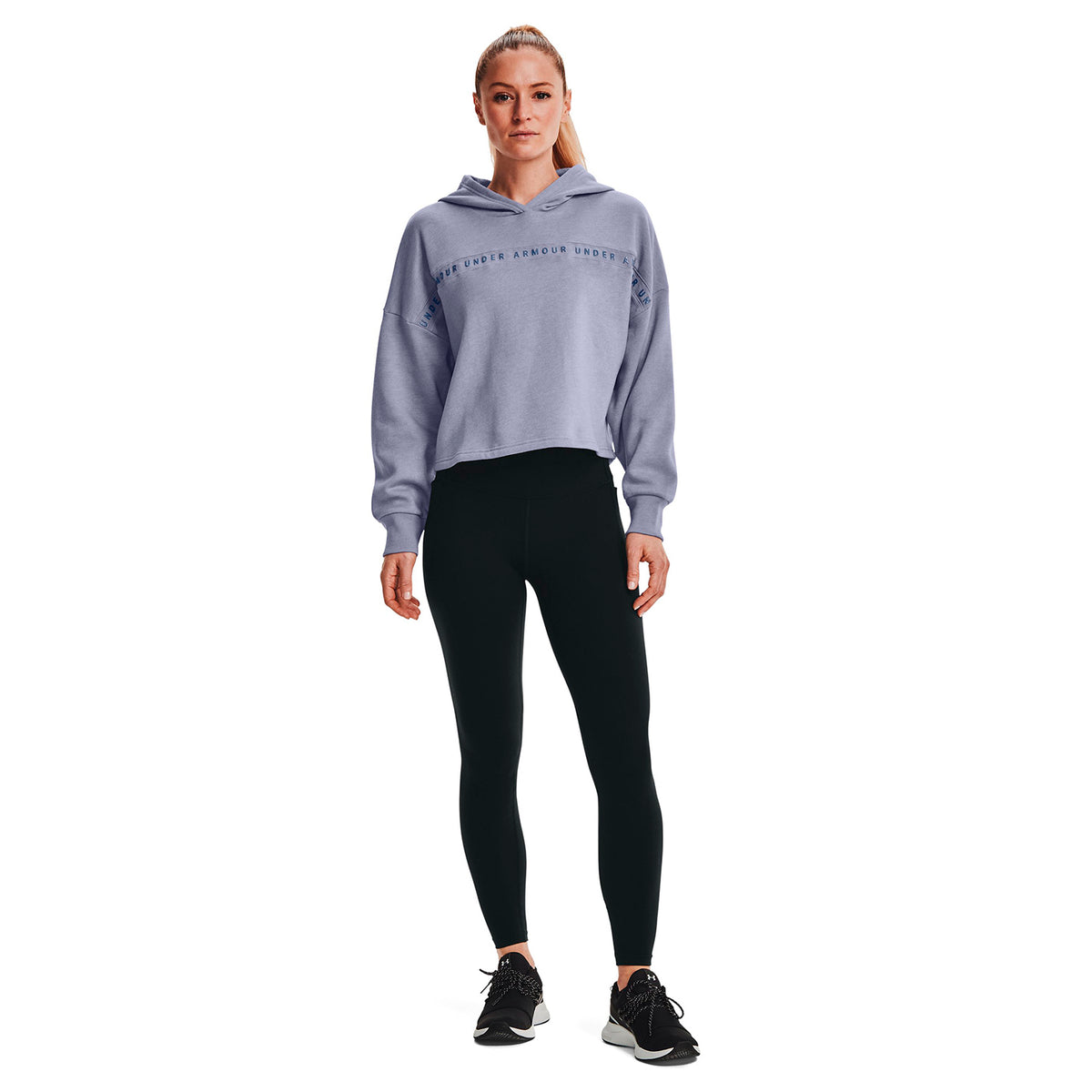 Polerón Ua Taped Fleece Hood para Mujer