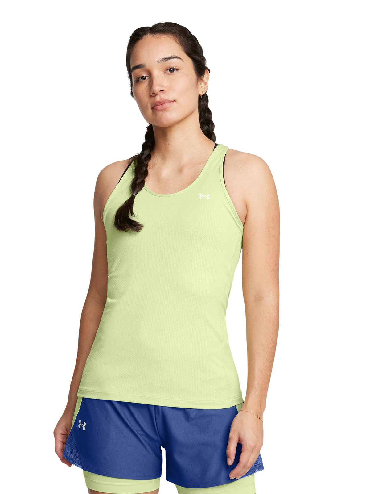 Polera sin mangas HeatGear® Armour Racer para mujer