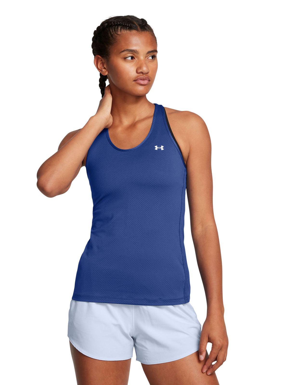 Polera sin mangas HeatGear® Armor Racer para mujer
