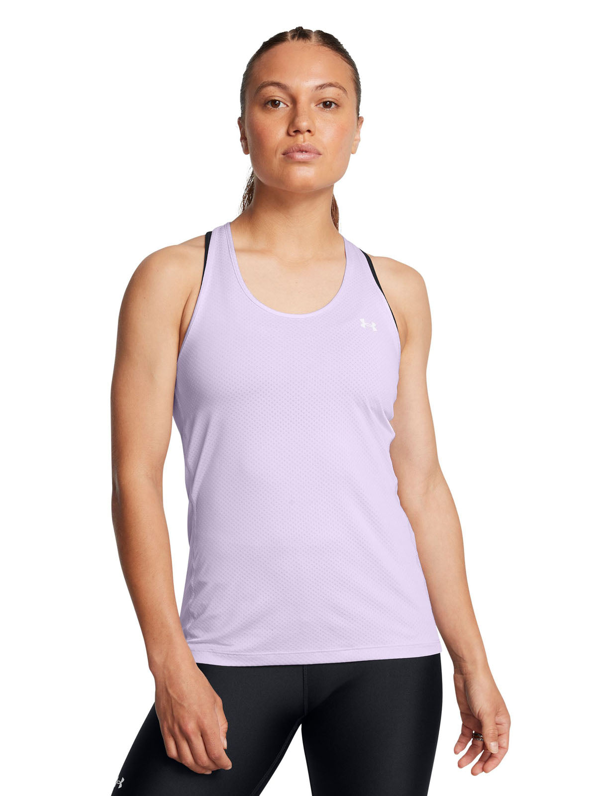 Polera sin mangas HeatGear® Armour Racer para mujer