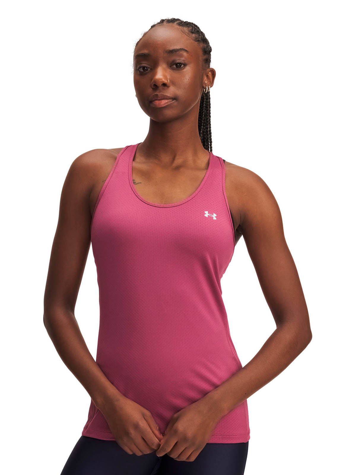 Polera sin mangas de entrenamiento para Mujer HeatGear Armour Racer Rojo Under Amour