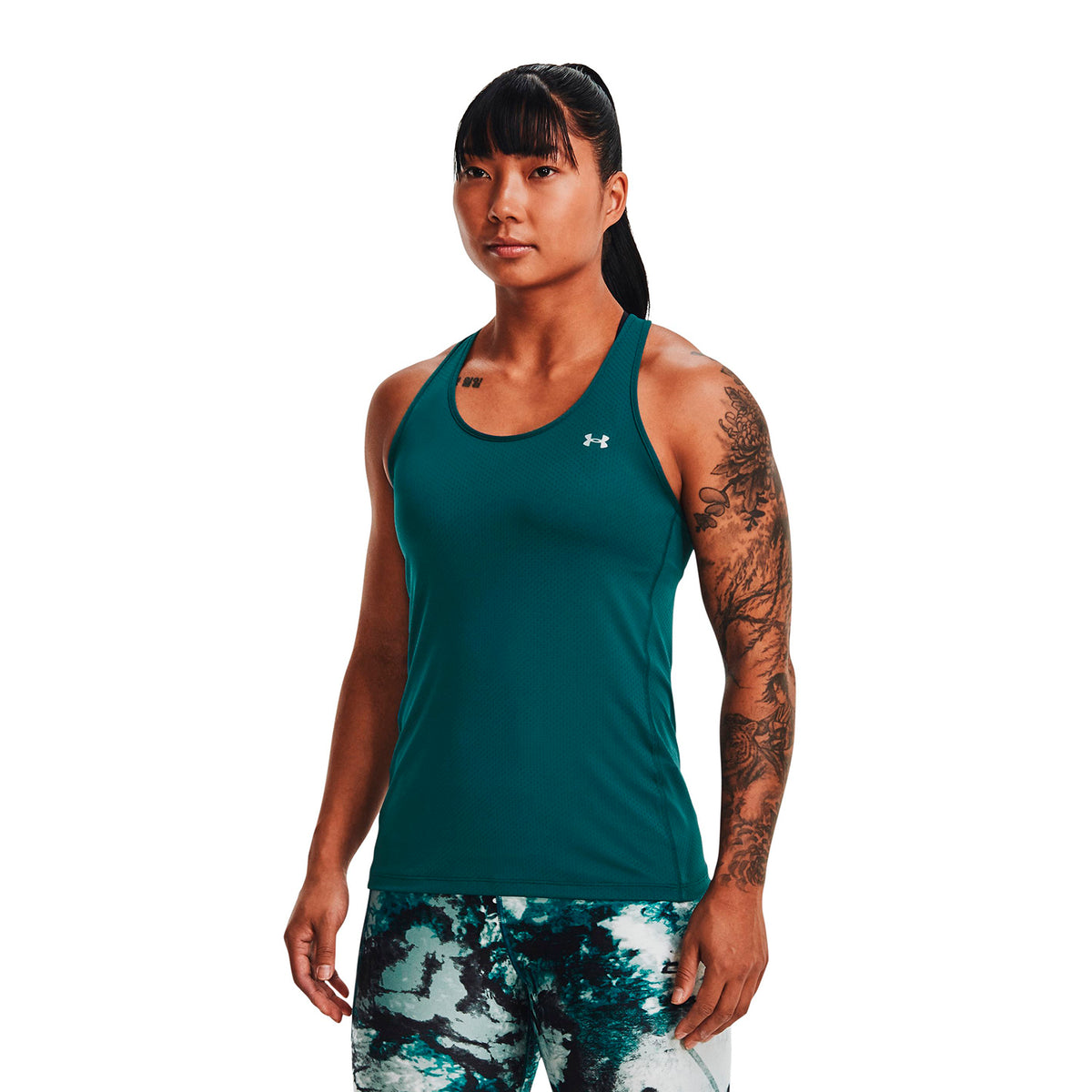 Camiseta sin mangas HeatGear Under Armour para mujer