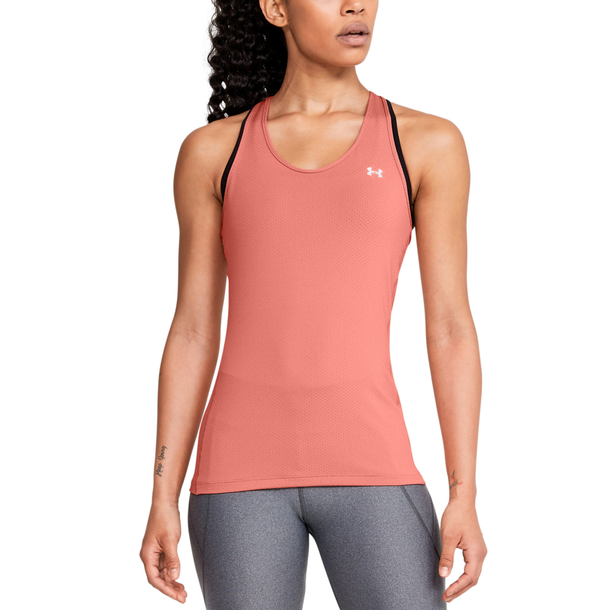 Camiseta sin mangas HeatGear Under Armour para mujer
