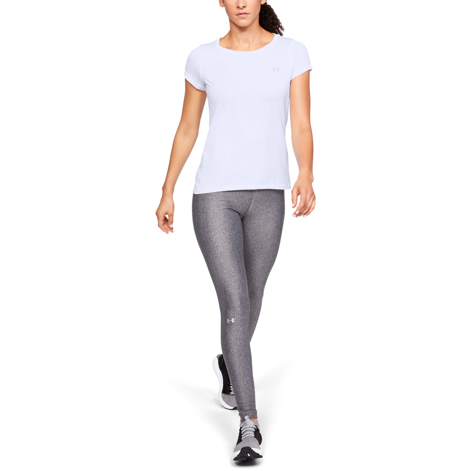 Polera manga corta HeatGear Under Armour para mujer