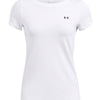 Polera manga corta Heatgear armour blanco para mujer Under Armour