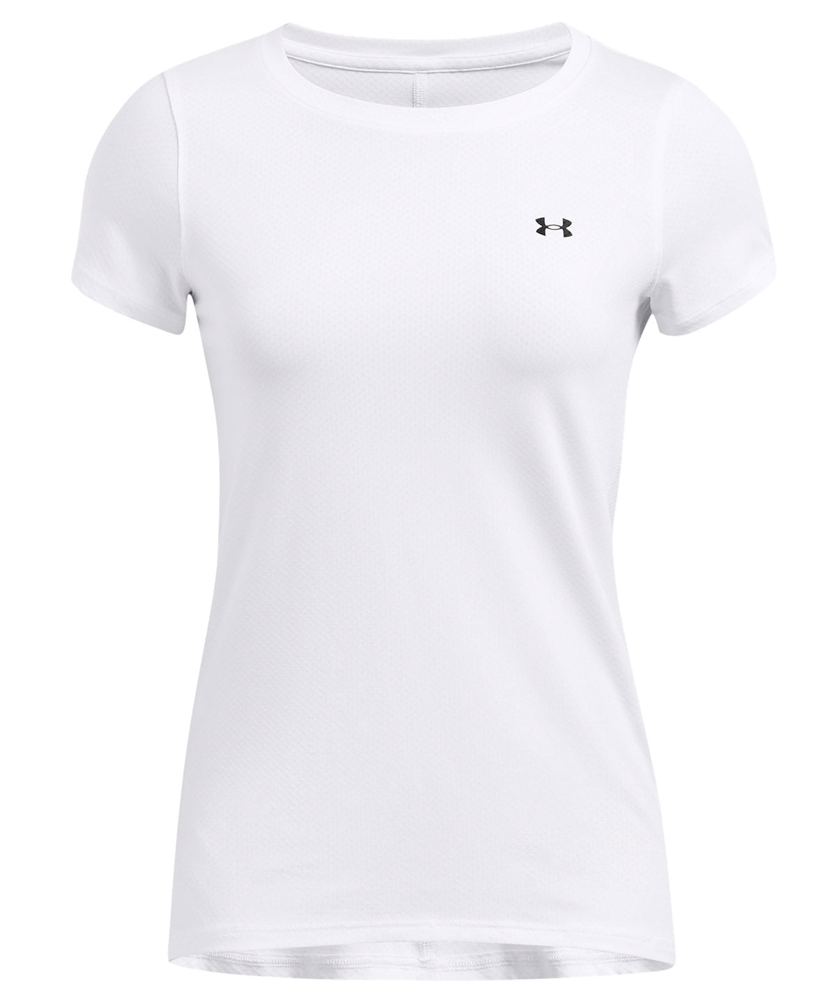 Polera manga corta Heatgear armour blanco para mujer Under Armour