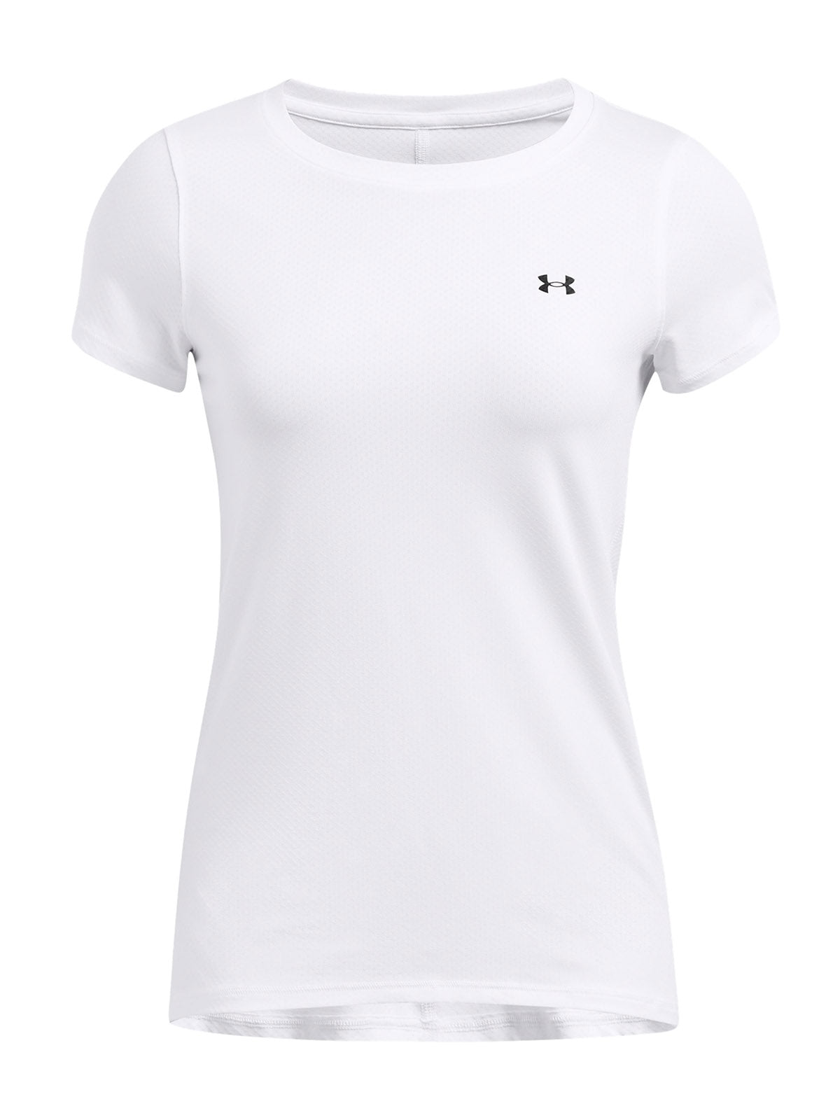 Polera manga corta Heatgear armour blanco para mujer Under Armour