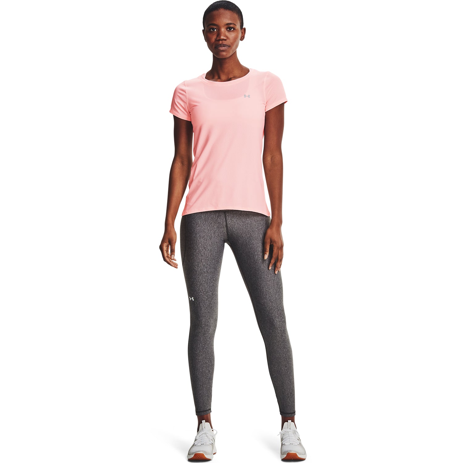 Polera manga corta HeatGear Armour para mujer