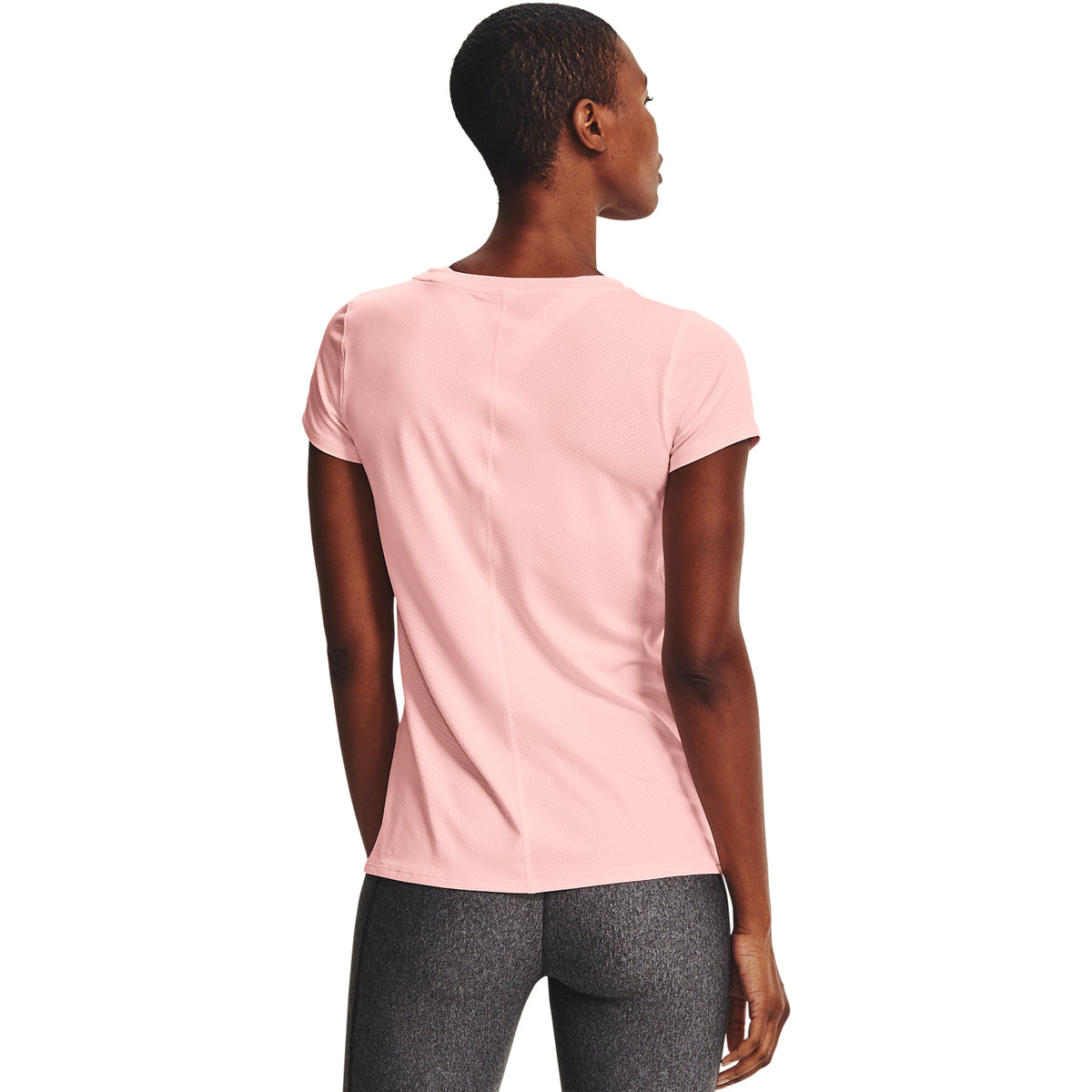 Polera manga corta HeatGear Armour para mujer