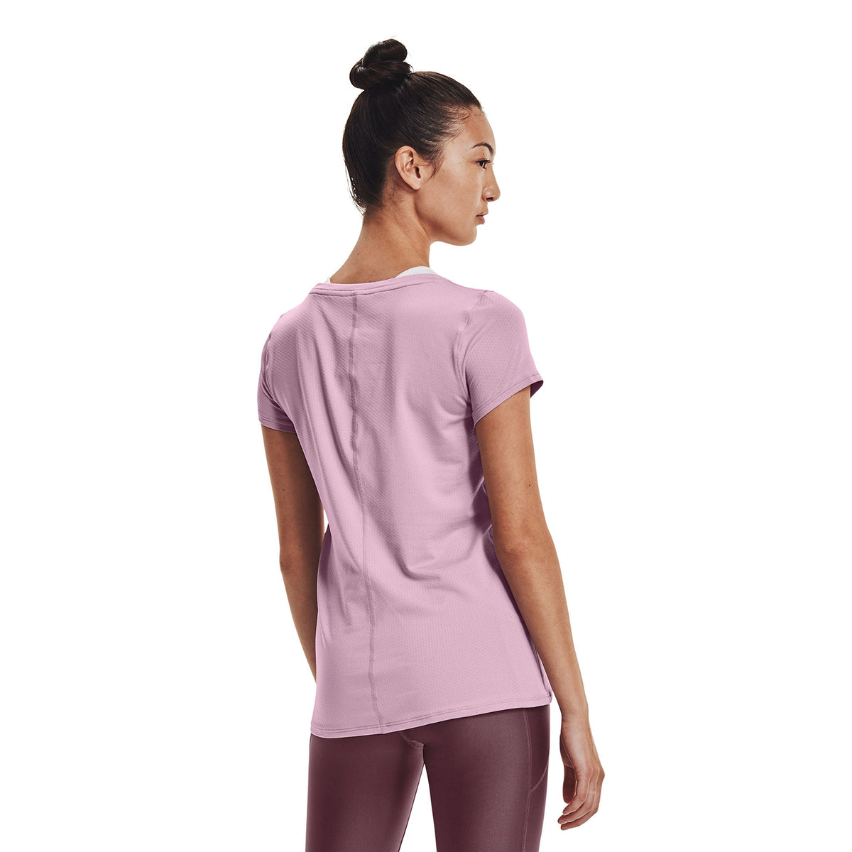 Polera manga corta HeatGear Armour para mujer