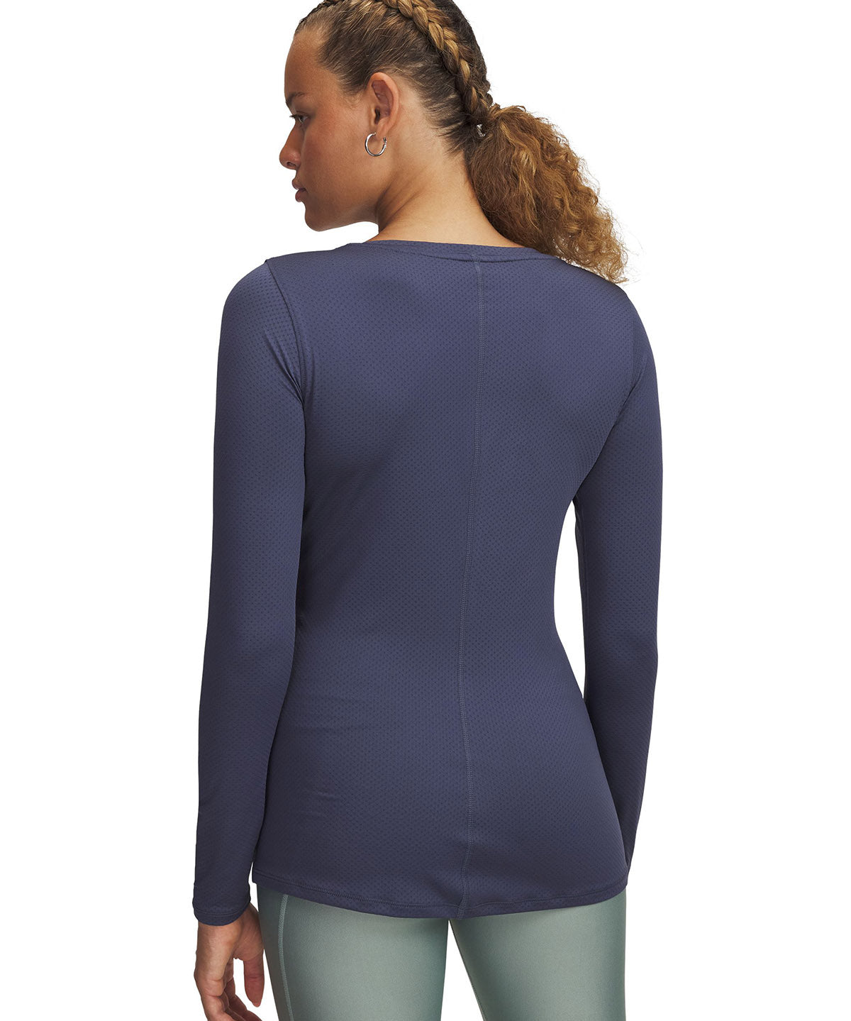 Primera capa Heatgear armour gris para mujer Under Armour