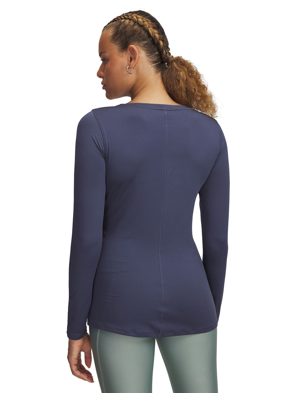 Primera capa Heatgear armour gris para mujer Under Armour