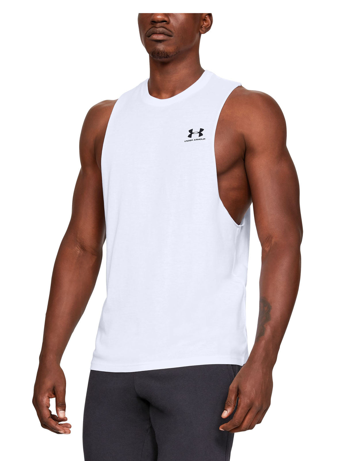 Polera sin mangas UA para hombre