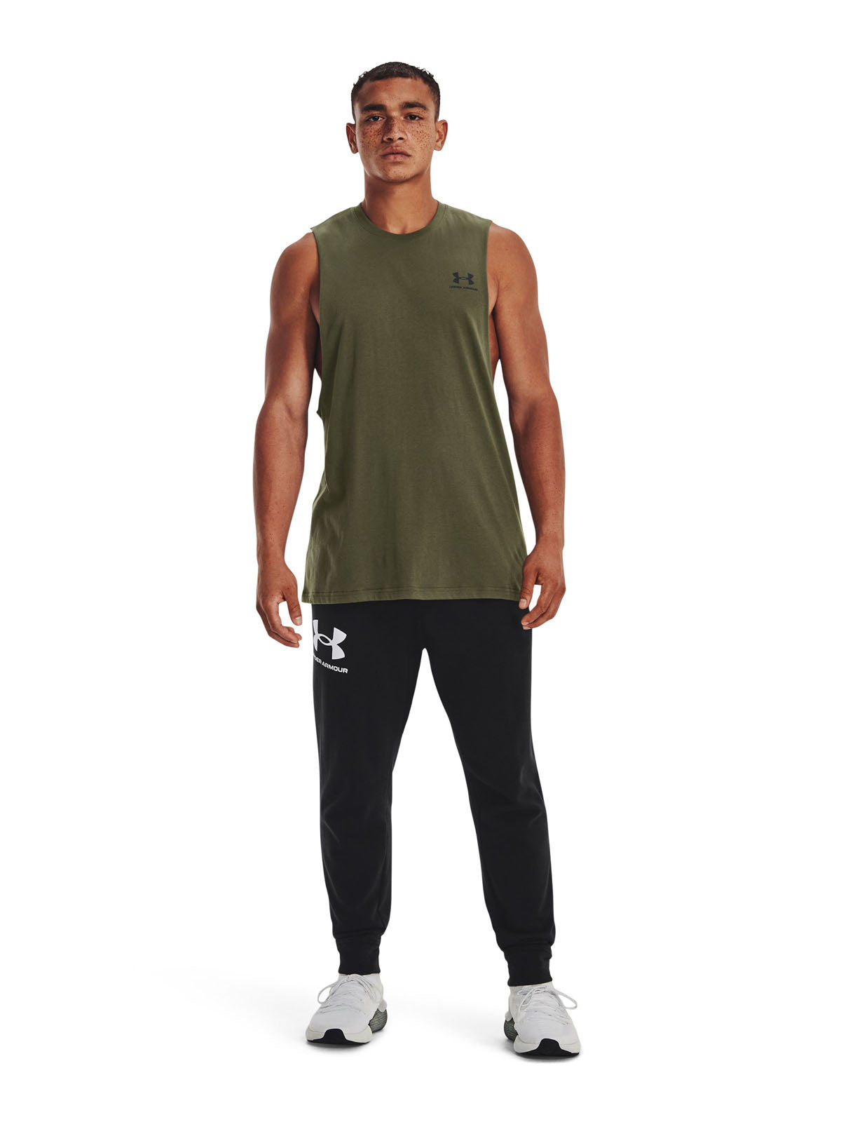 Polera sin mangas UA para hombre