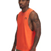 Polera sin mangas Under Armour Leftchest naranjo para hombre