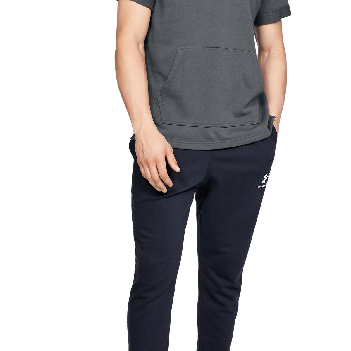 Polerón con gorro manga corta UA Sportstyle Terry para hombre