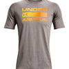 Polera Manga Corta UA Team Issue Wordmark para Hombre