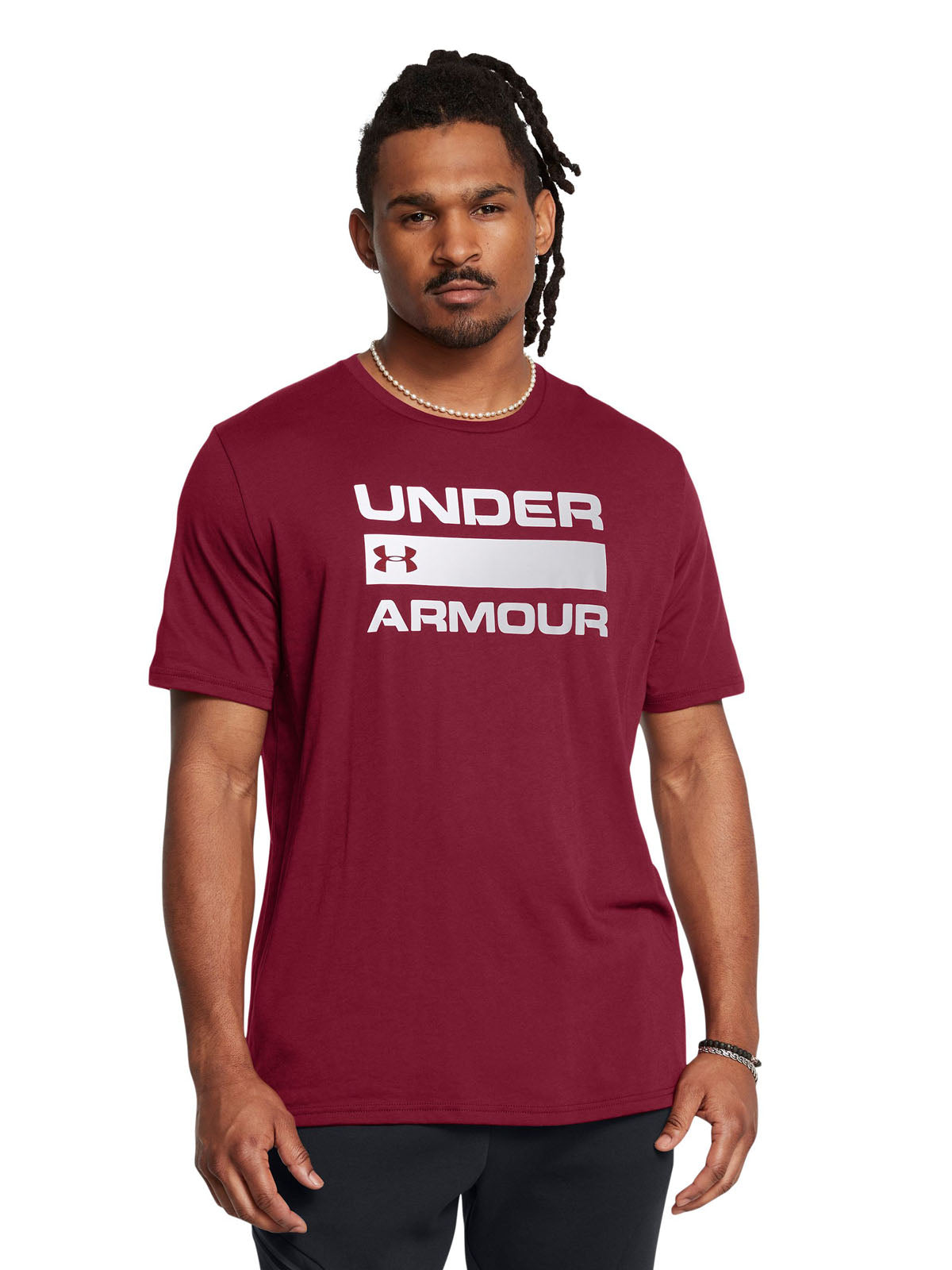 Polera manga corta UA Team Issue Wordmark para hombre