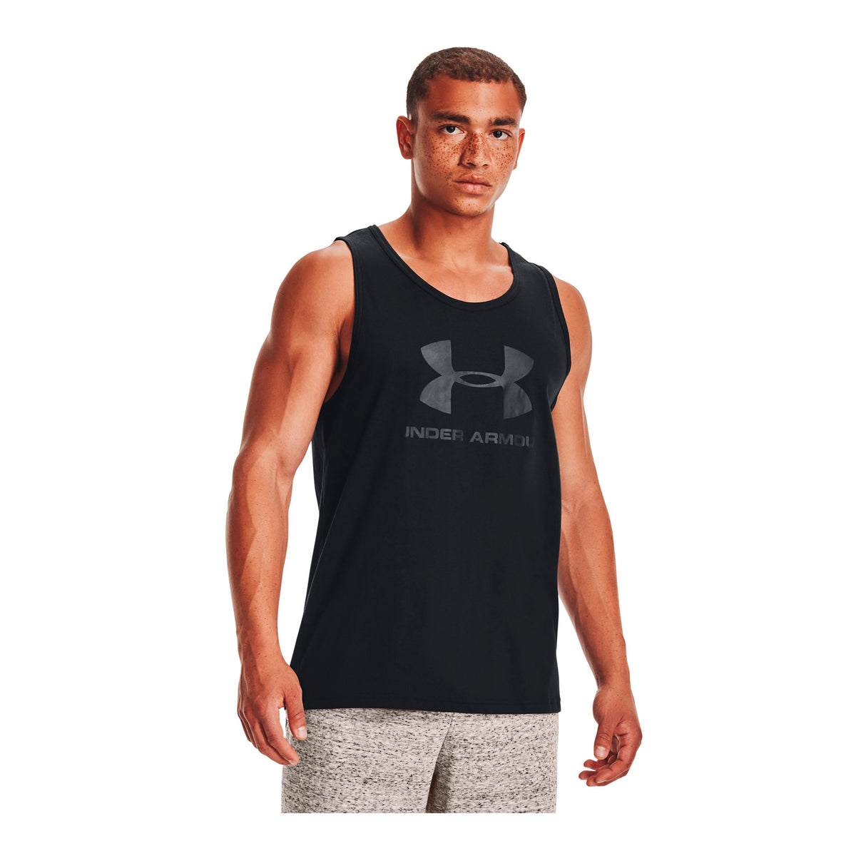 Polera sin mangas Sportstyle Logo para hombre Under Armour