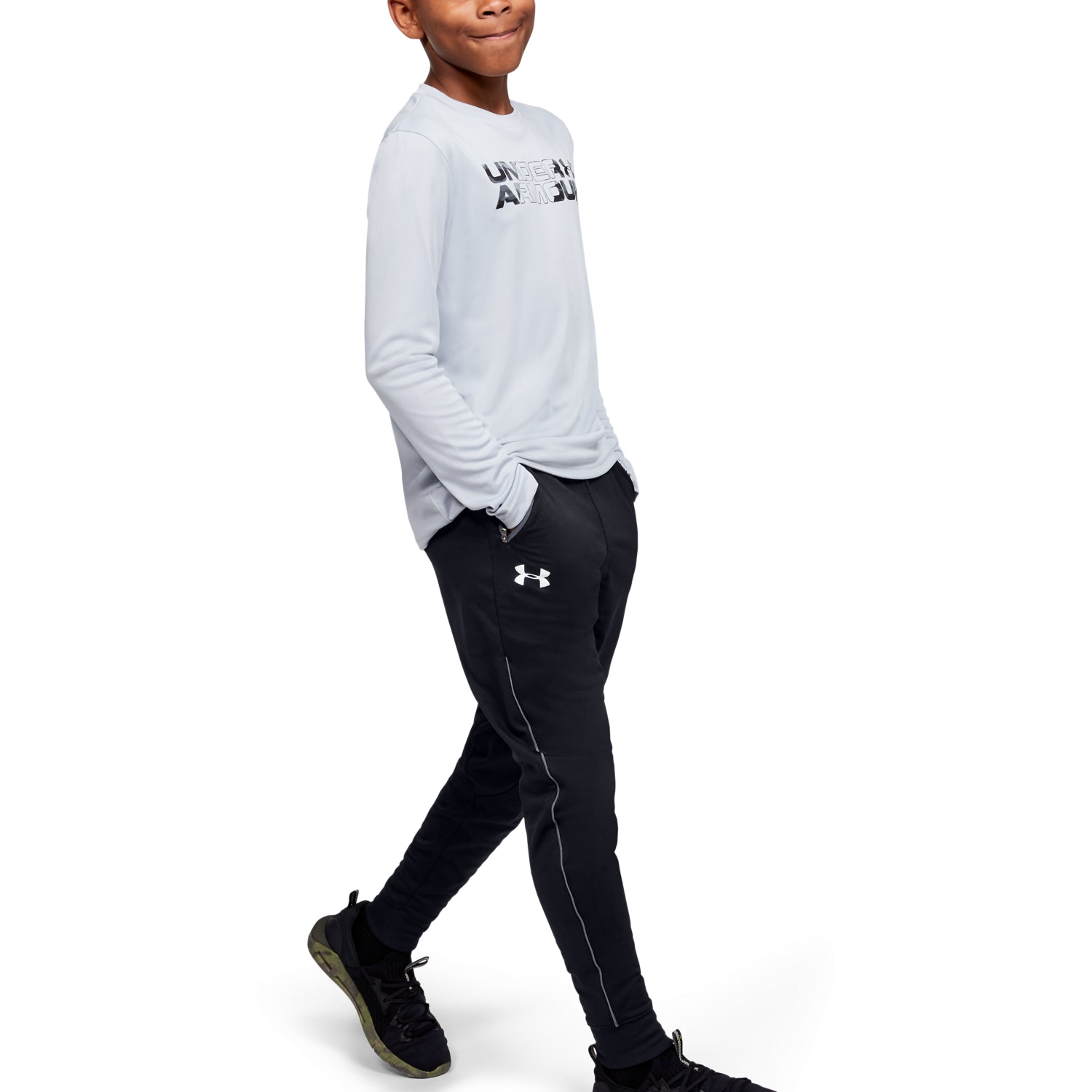 Pantalones estrechos UA Pennant para niño