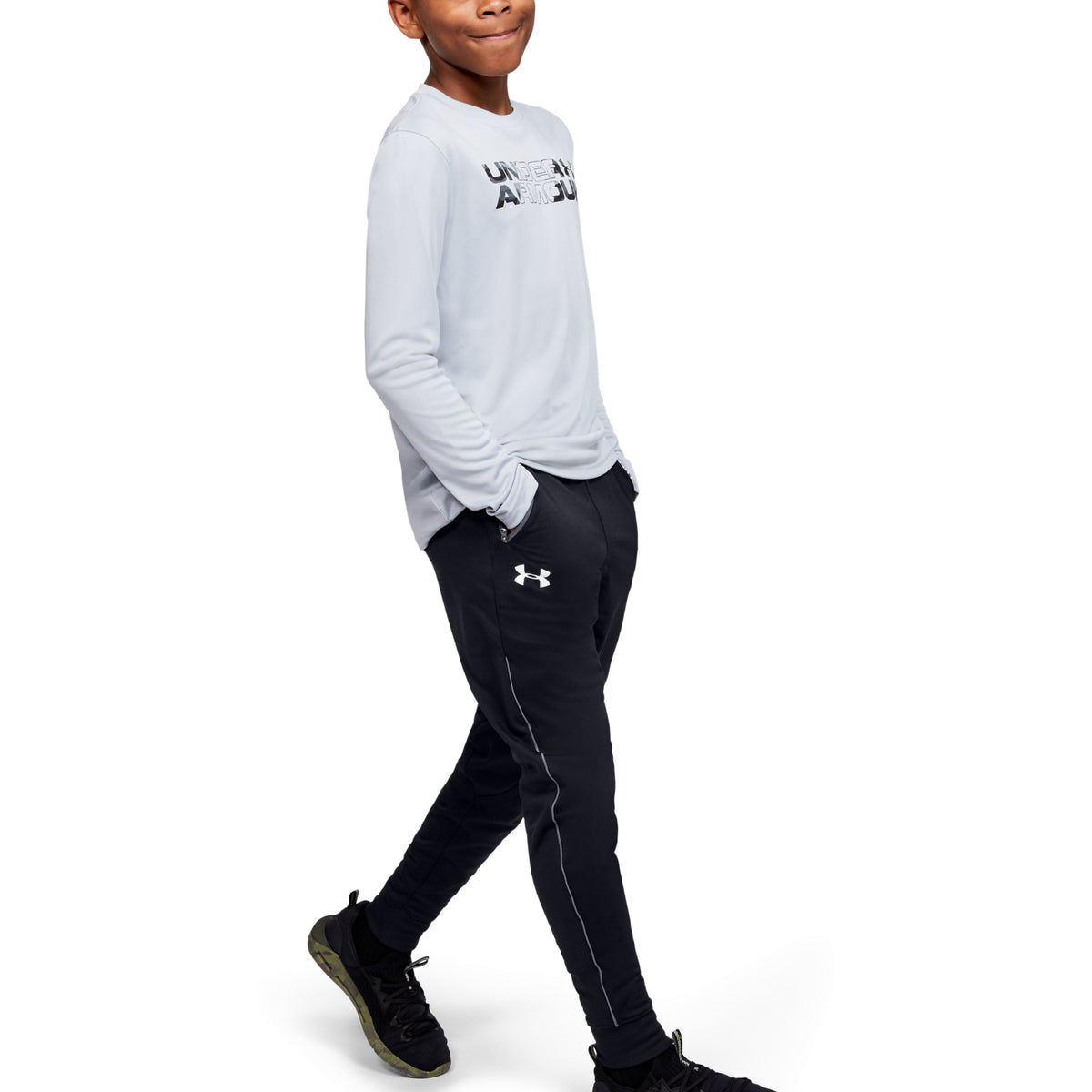 Pantalones estrechos UA Pennant para niño