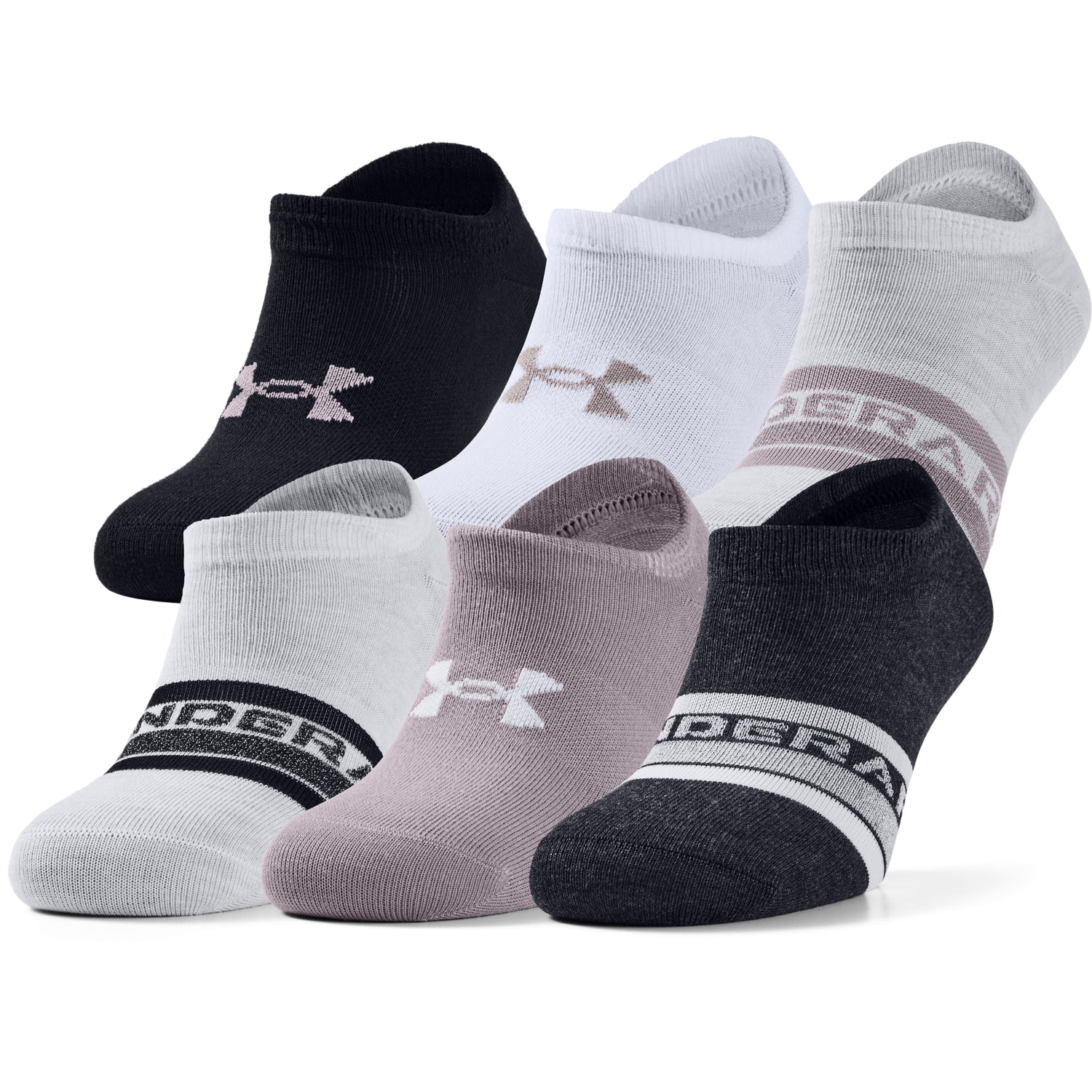 Calcetines UA Essentials No Show  6-Pack para mujer