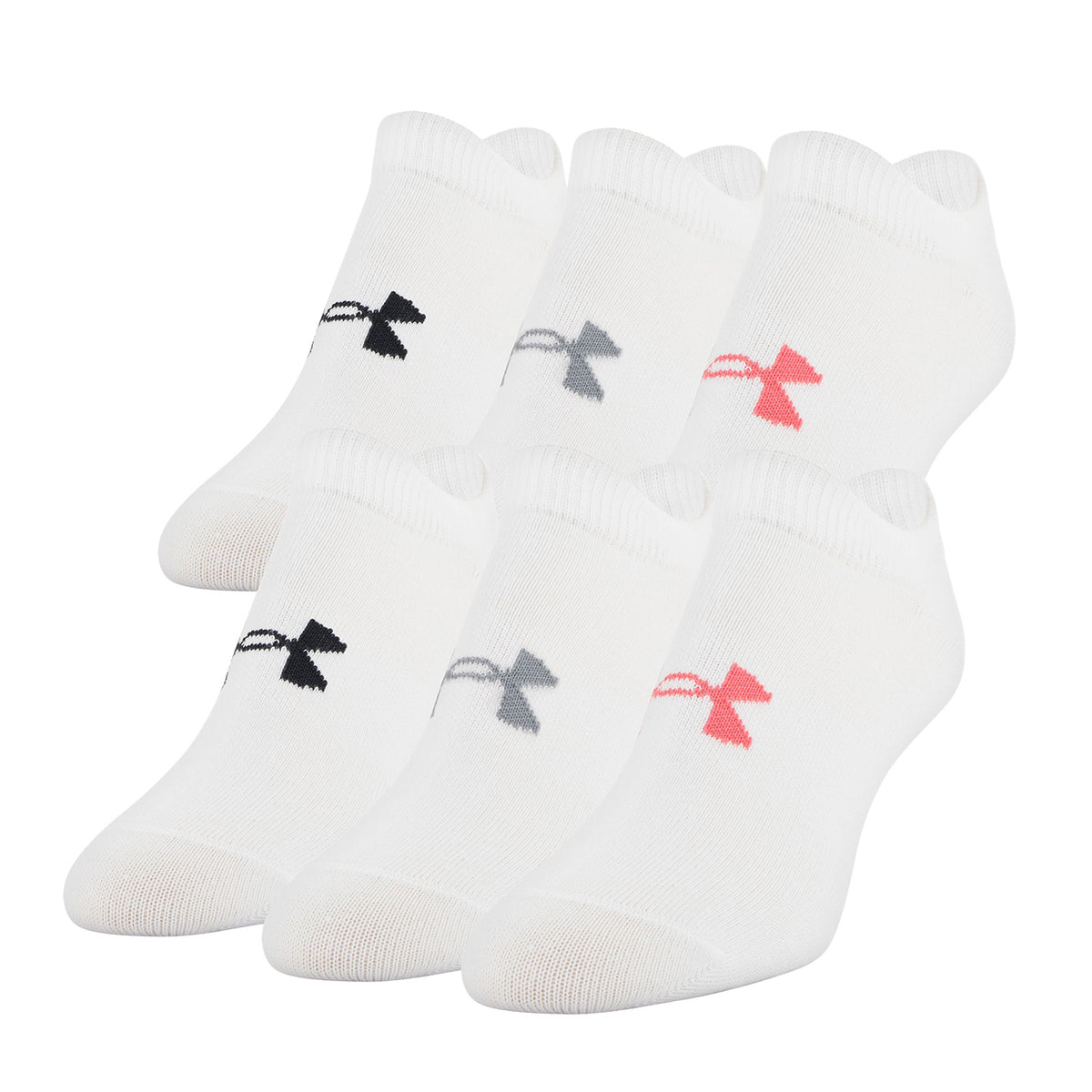 Calcetines UA Essentials No Show  6-Pack para mujer