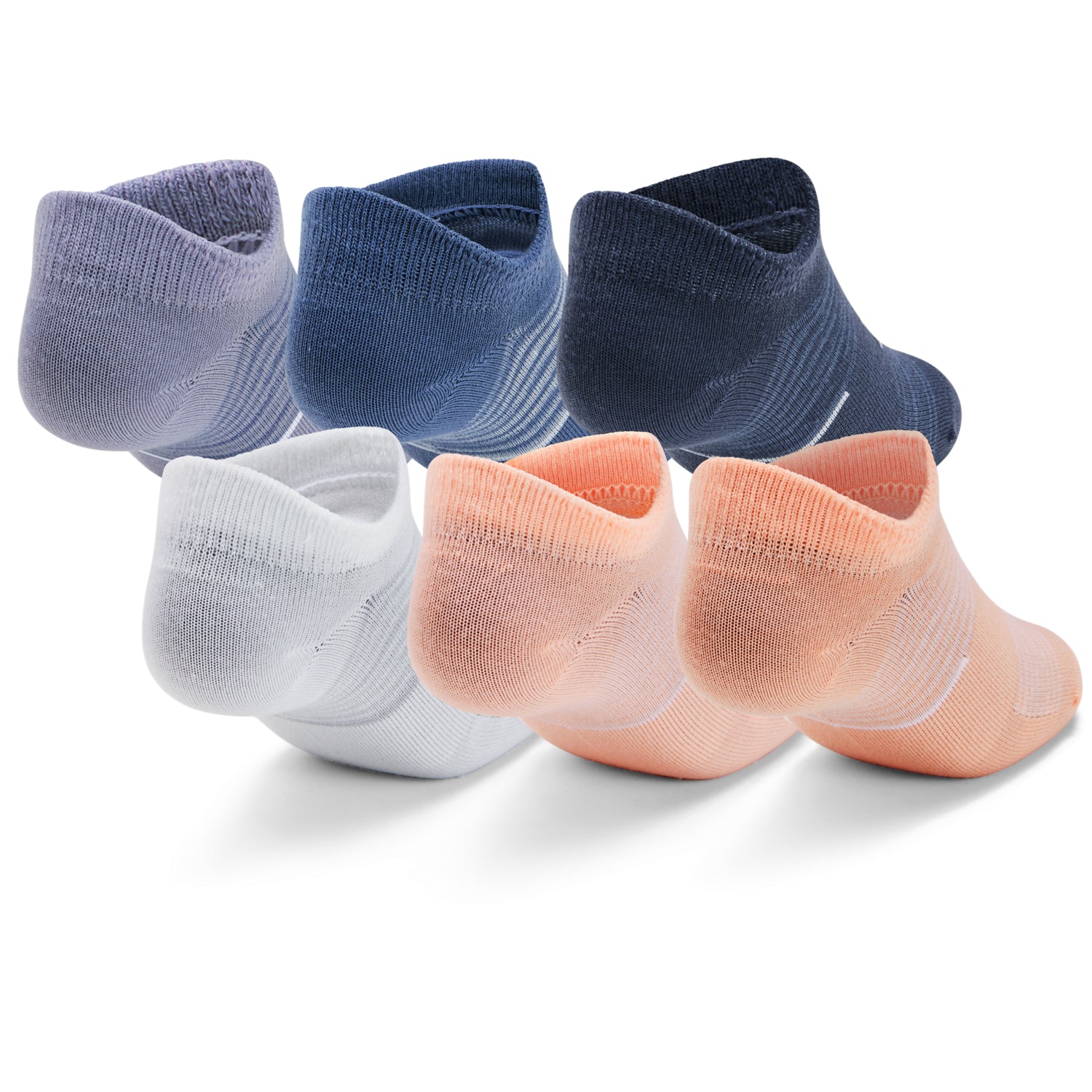 Calcetines UA Essentials No Show  6-Pack para mujer