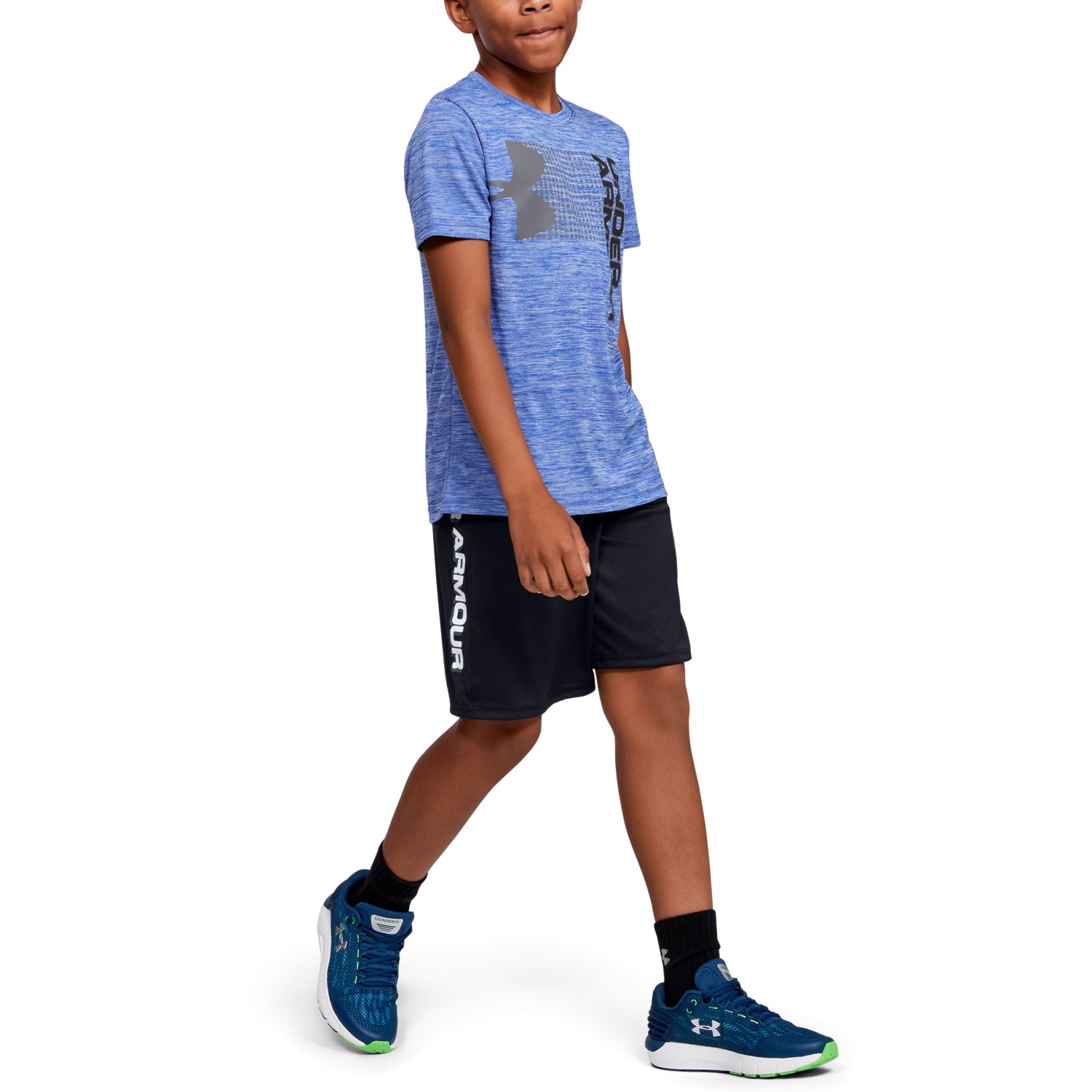 Shorts UA Prototype Wordmark para Niño