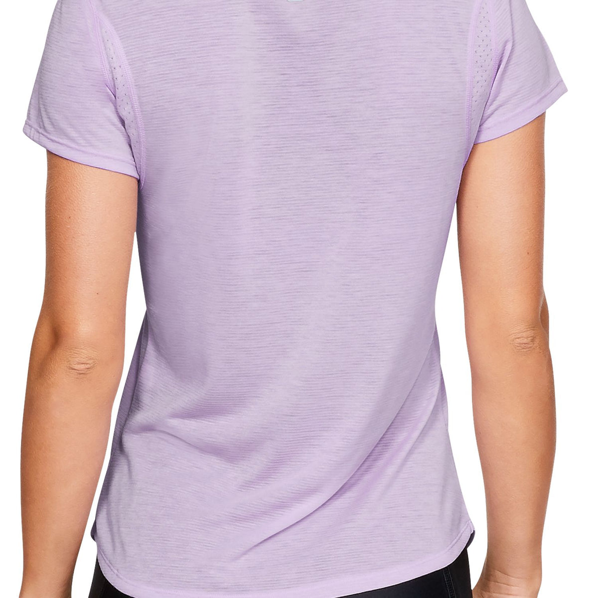 Polera de manga corta UA Streaker para mujer