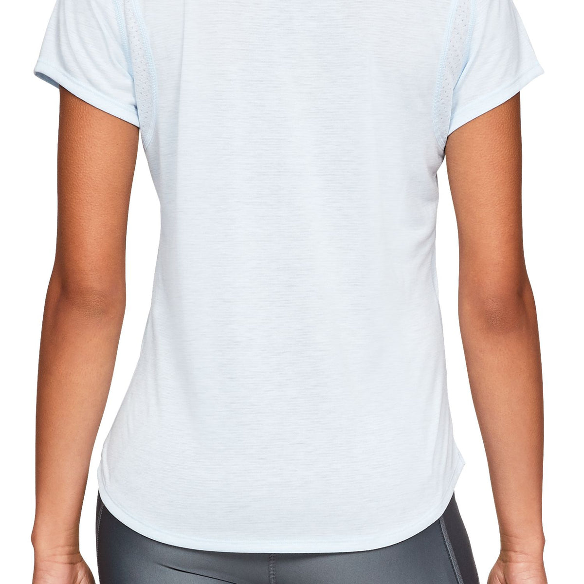 Polera Manga Corta UA Streaker 2.0 Heather para Mujer