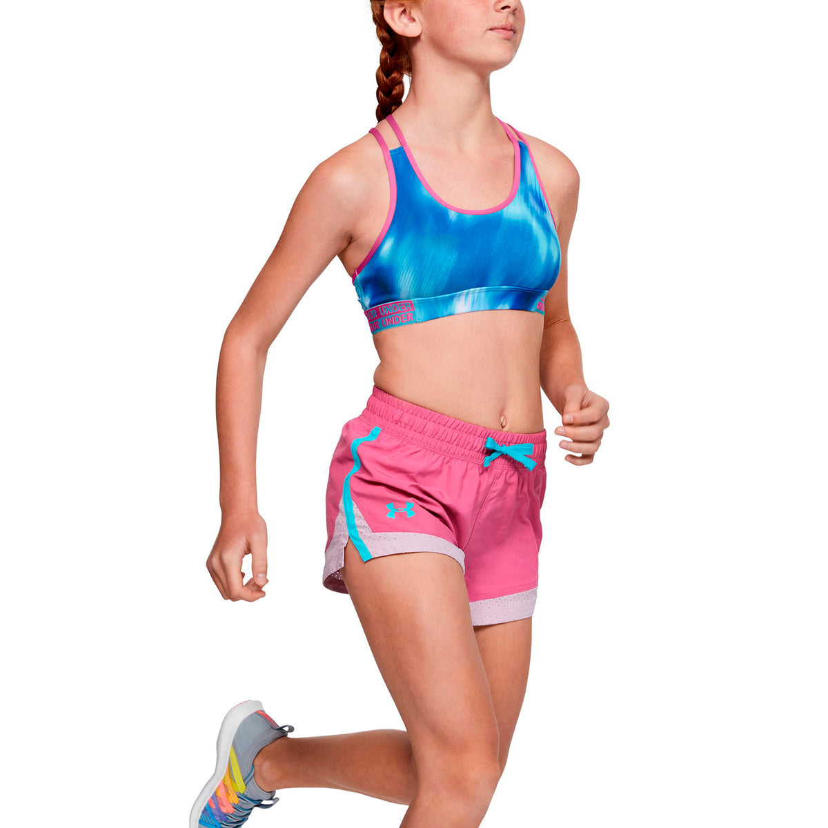 Sostén deportivo HeatGear® Armour Novelty para niña