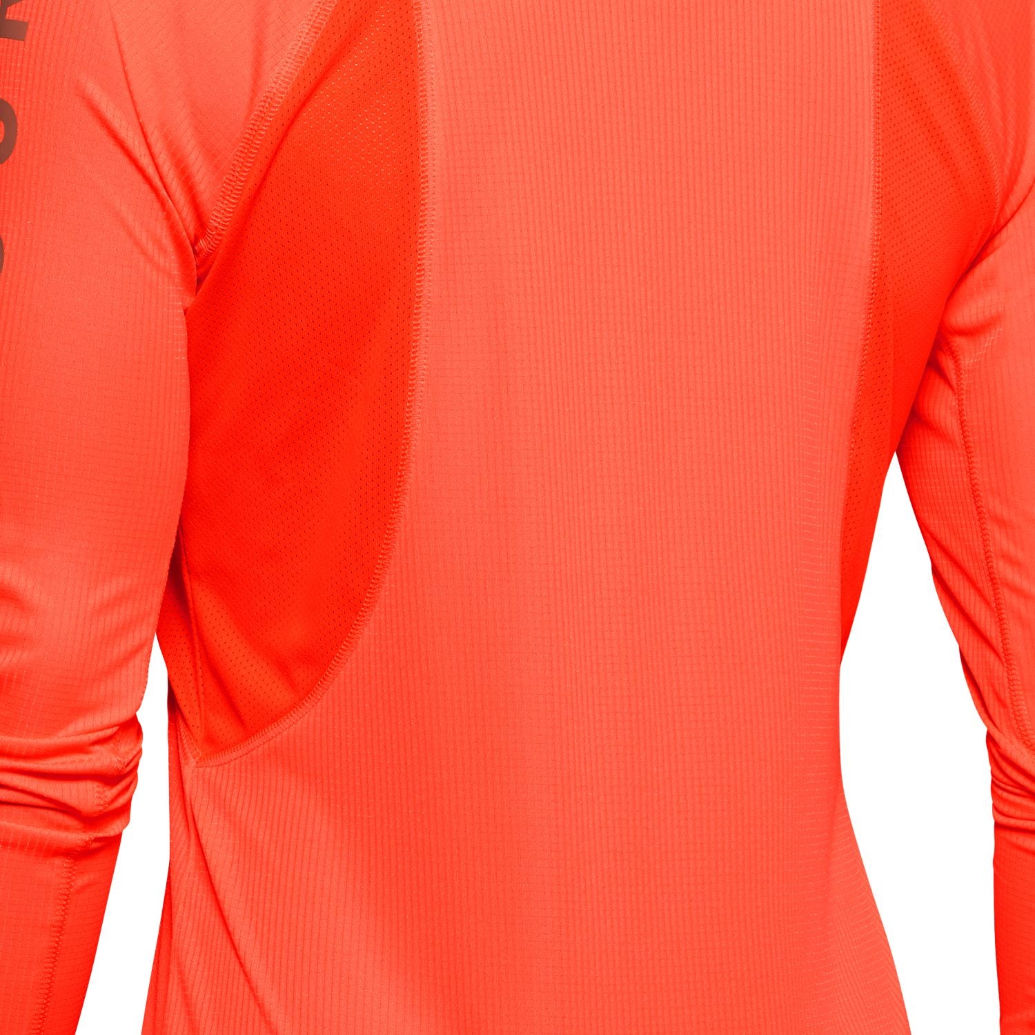 Polerón con medio cierre y gráfico de la marca UA Speed Stride para mujer