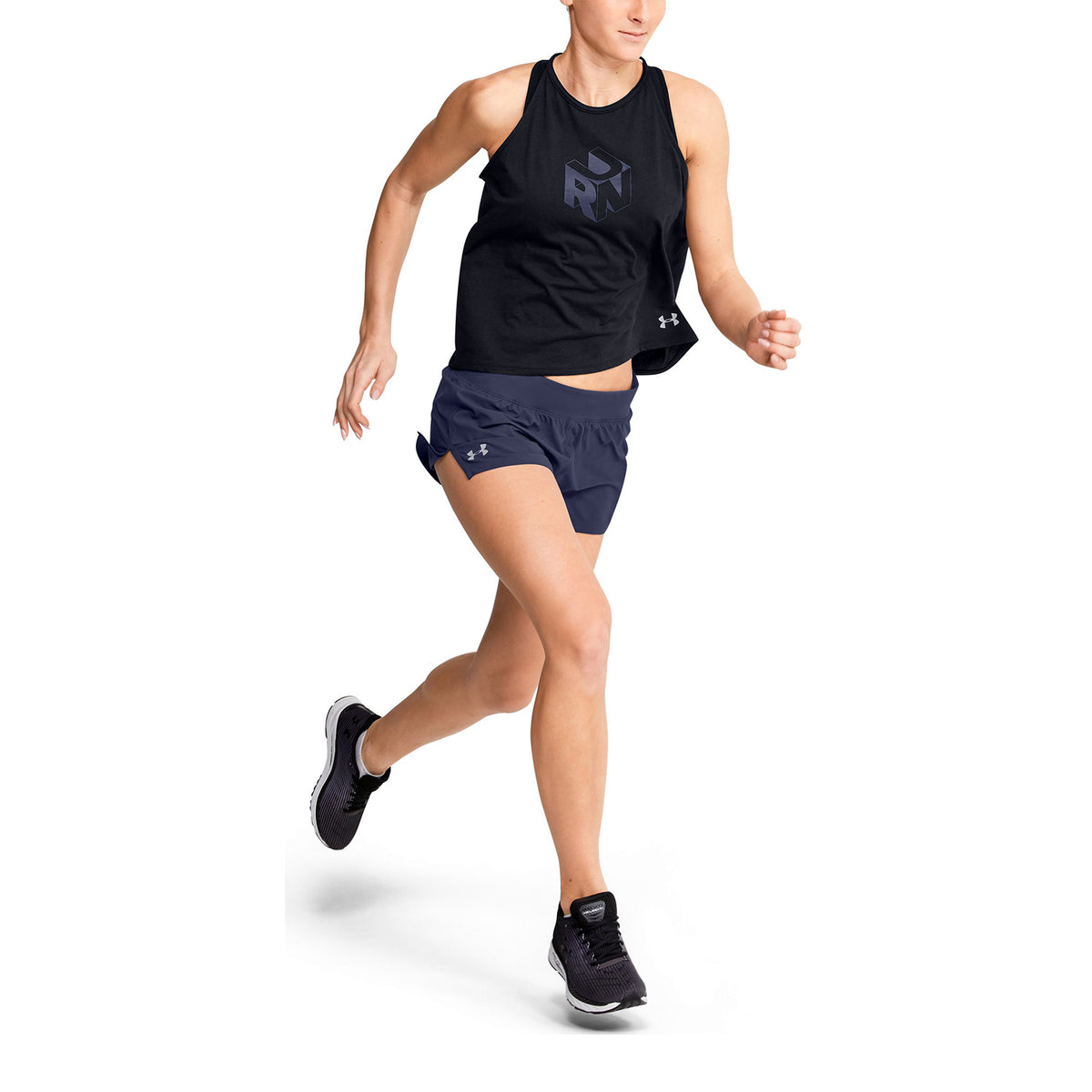 Shorts UA Launch SW ''Go All Day'' para Mujer