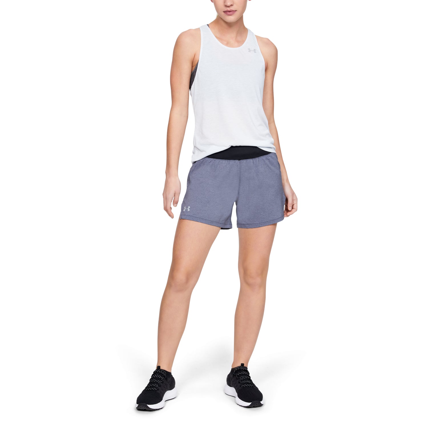 Shorts UA Launch SW "Go Long" para mujer