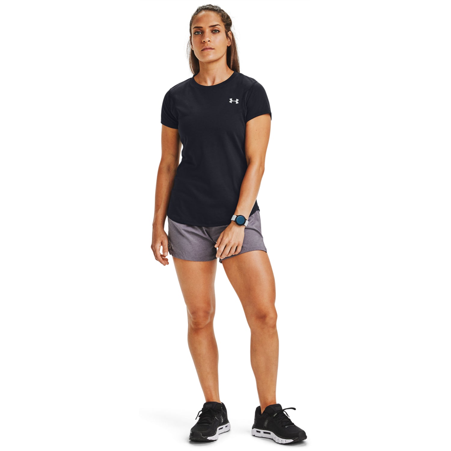 Shorts UA Launch SW "Go Long" para mujer