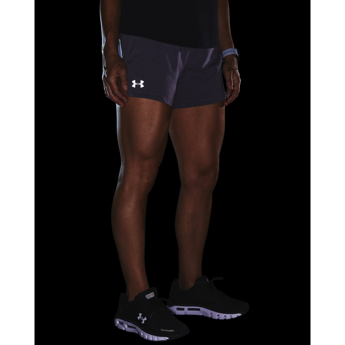 Shorts UA Launch SW "Go Long" para mujer