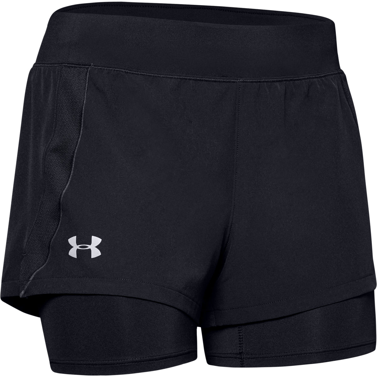 Shorts 2 en 1 UA Qualifier Speedpocket para mujer