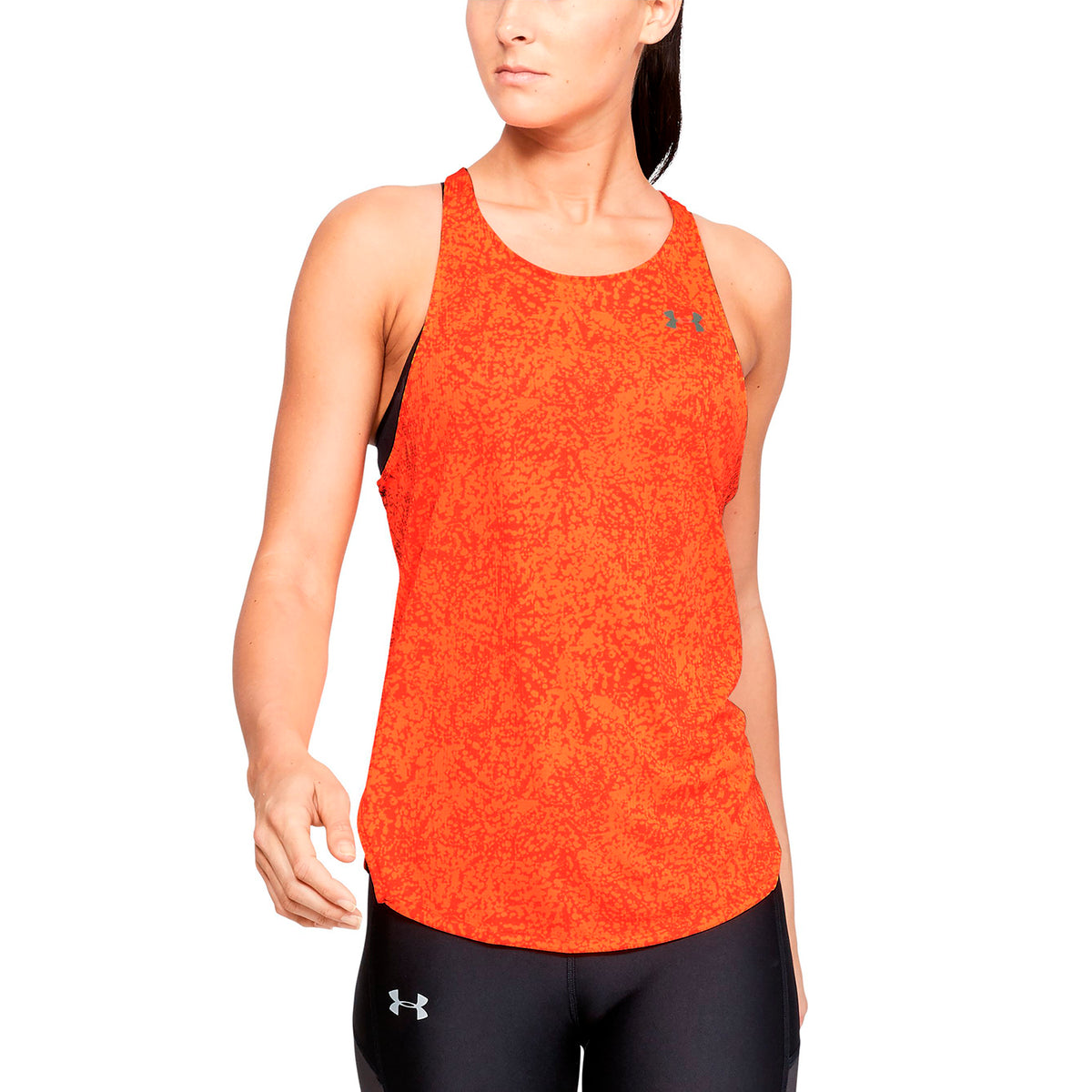 Camiseta sin mangas estampada UA Speed Stride para mujer