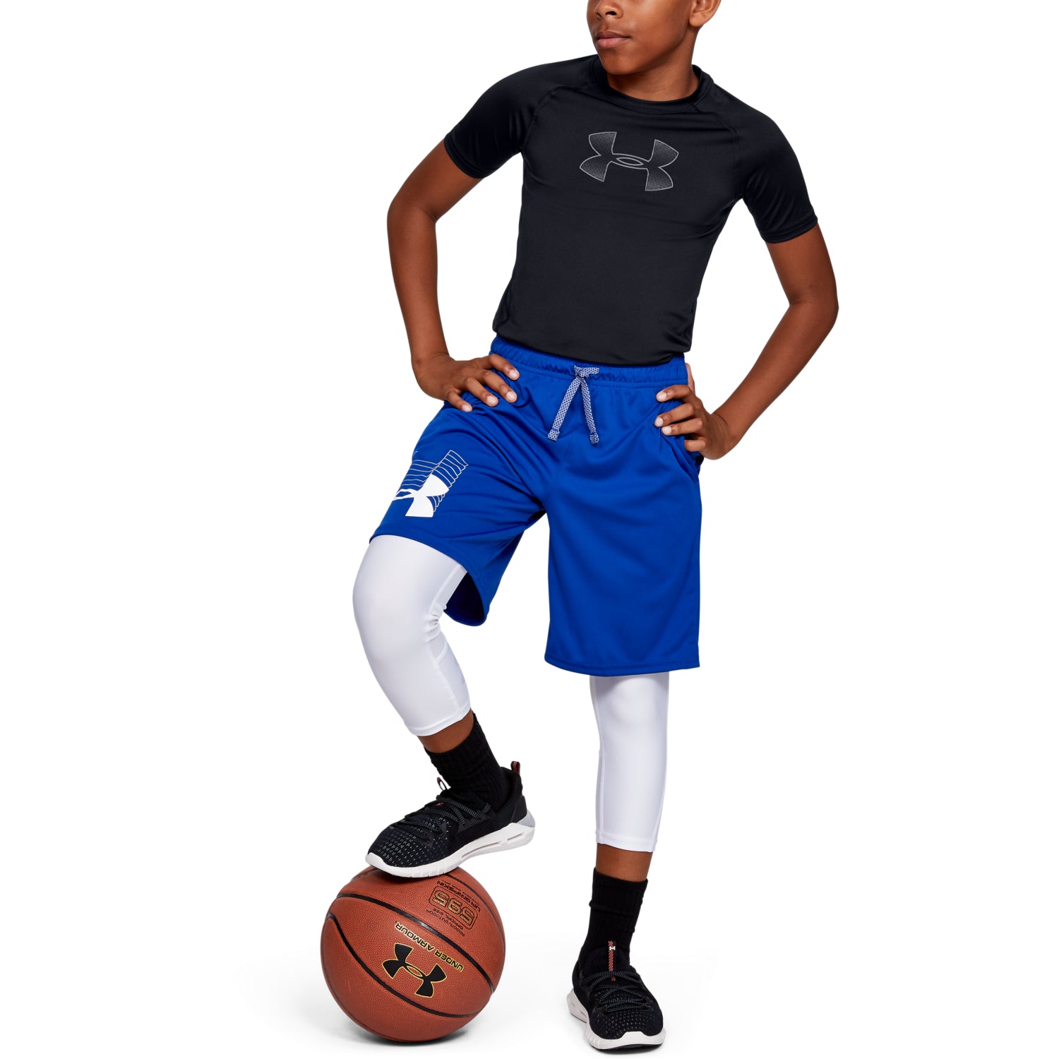 Polera de manga larga HeatGear® Armour para niño