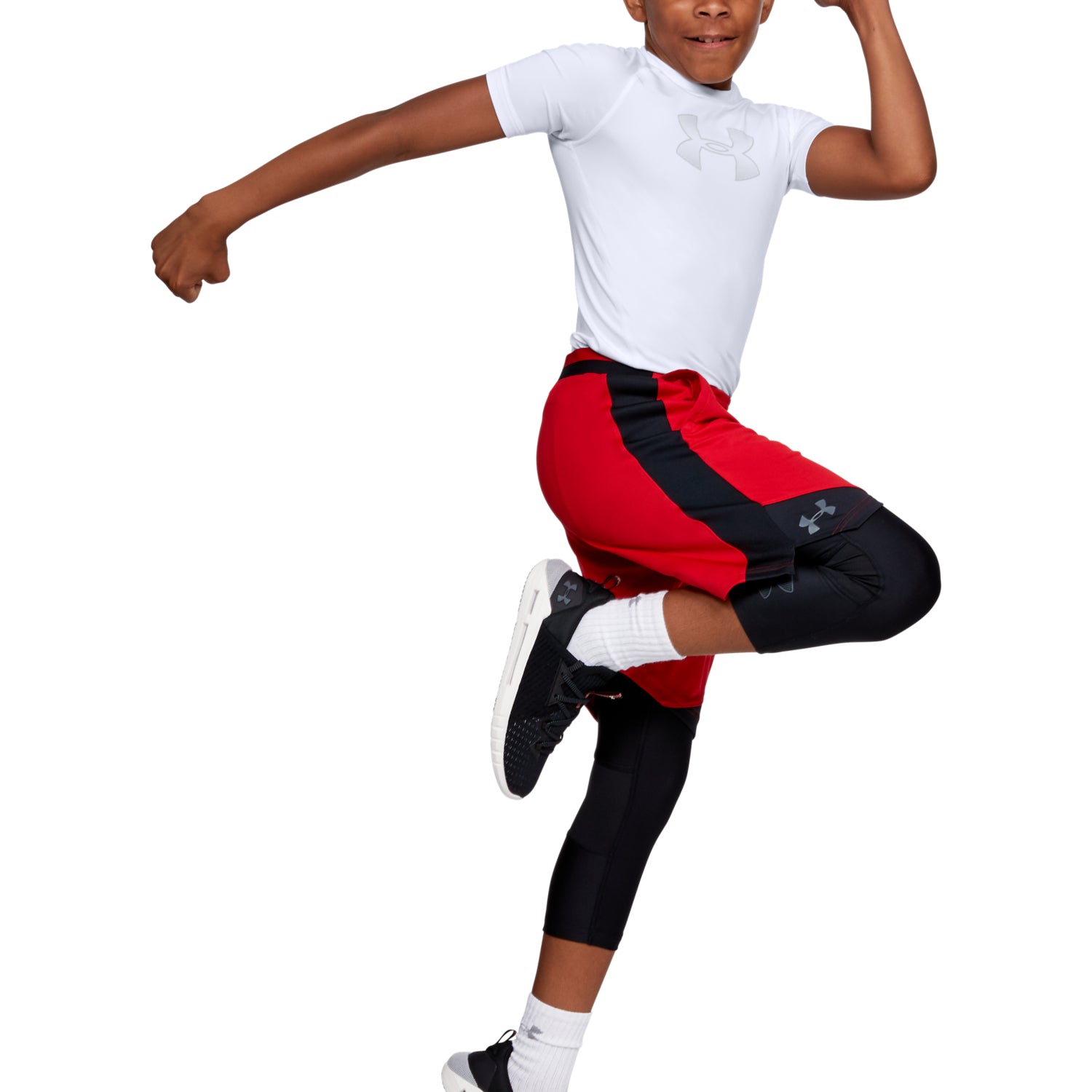 Polera de manga larga HeatGear® Armour para niño