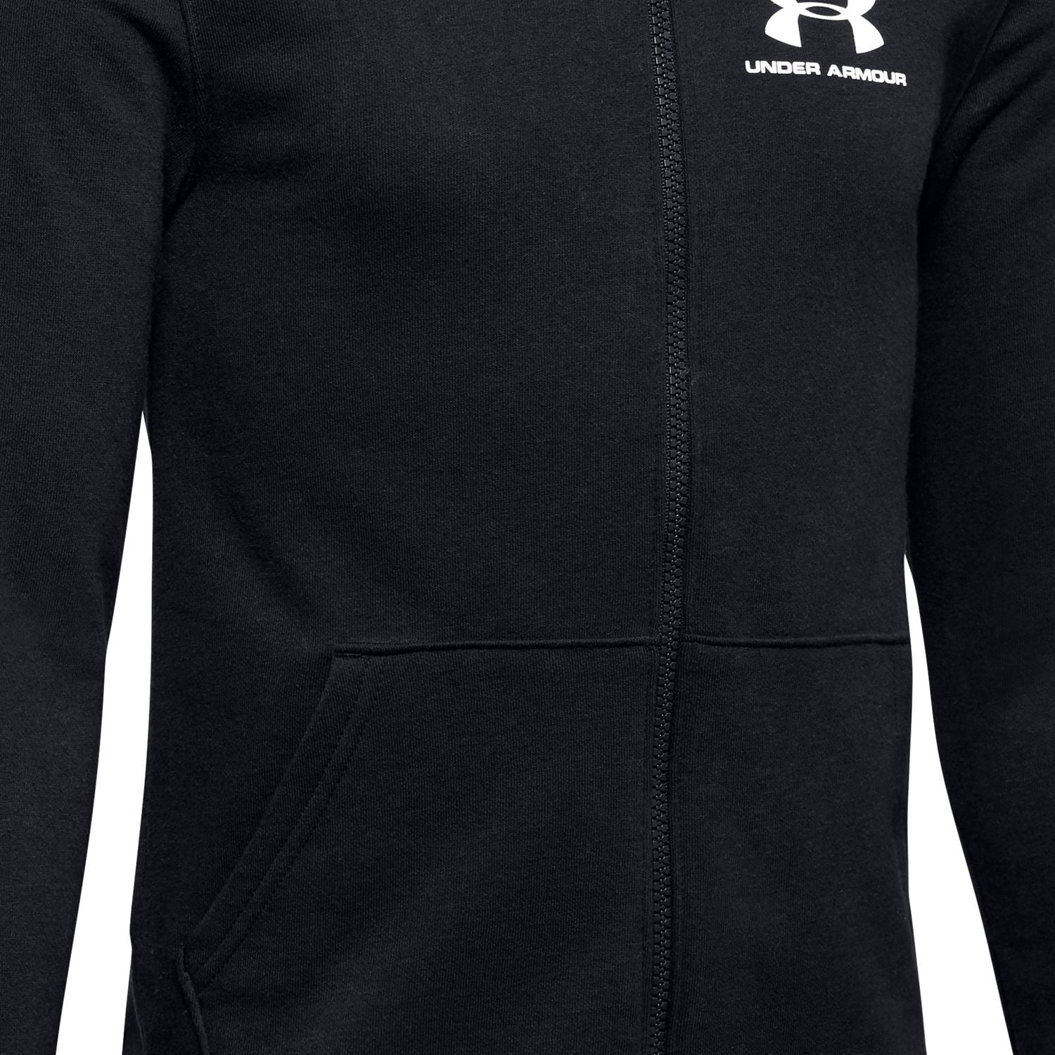 Polerón UA Rival con cierre completo para niño