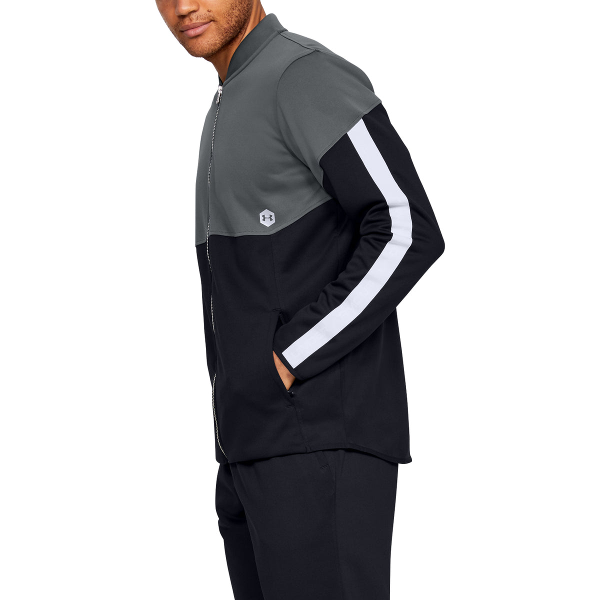 Chaqueta tejida para calentamiento Athlete Recover para hombre