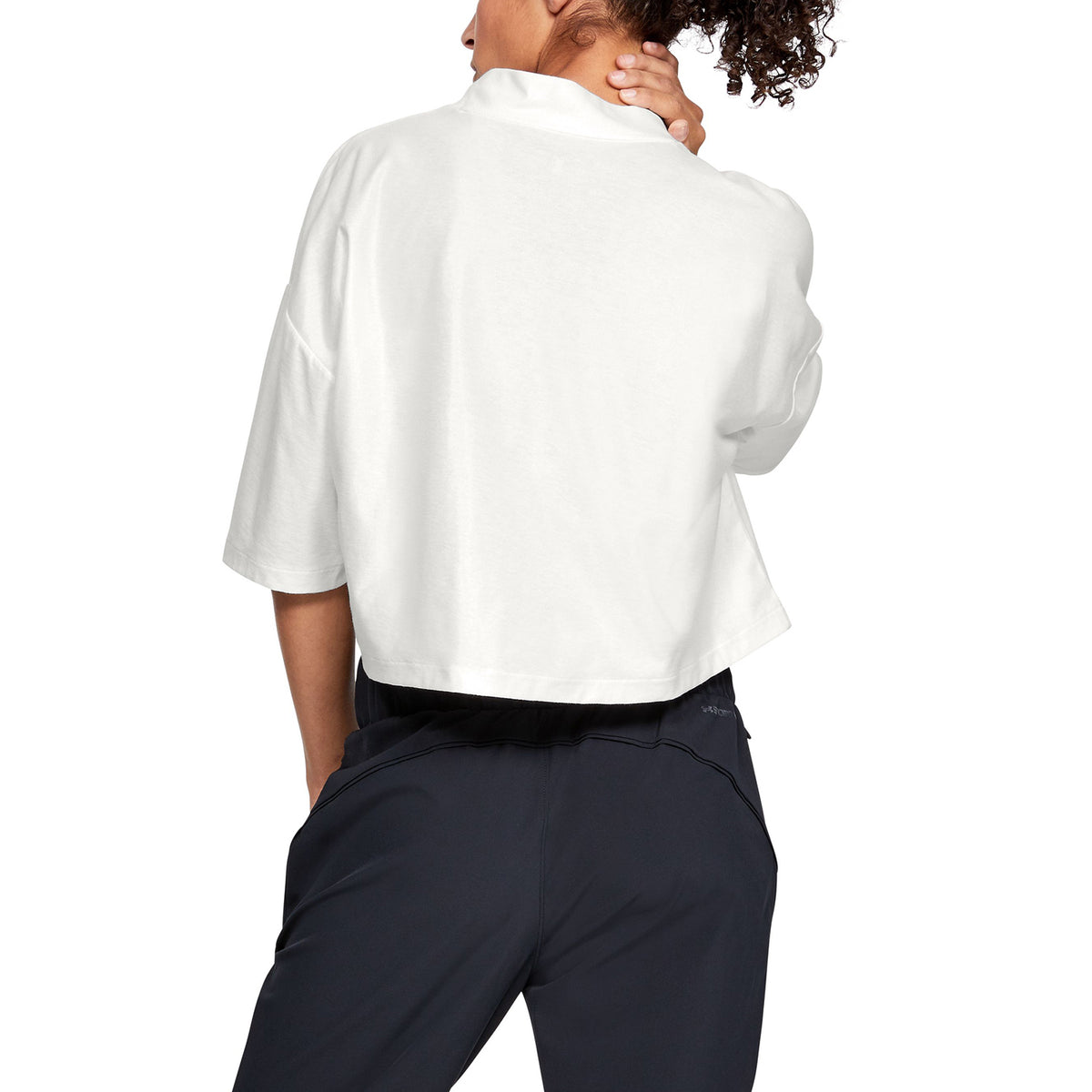 Polera Manga Corta UA Unstoppable Mock para Mujer