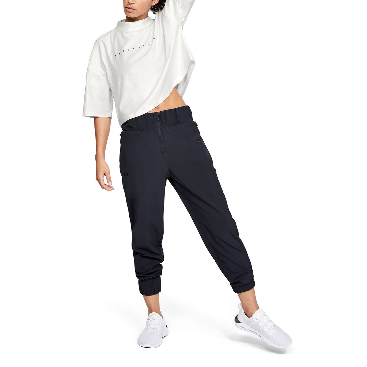 Polera Manga Corta UA Unstoppable Mock para Mujer