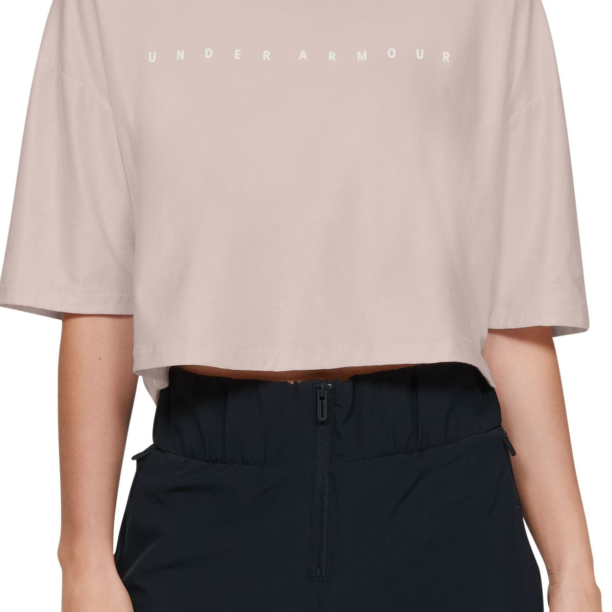 Polera Manga Corta UA Unstoppable Mock para Mujer