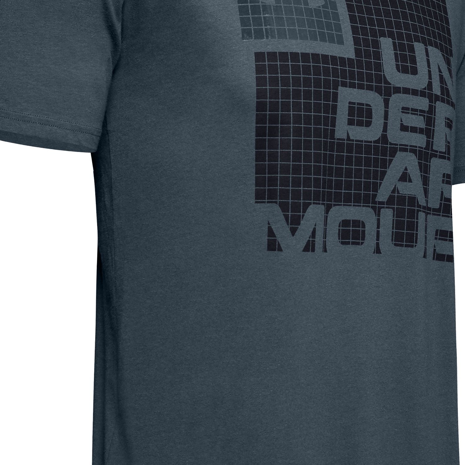 Polera manga corta UA Grid para hombre