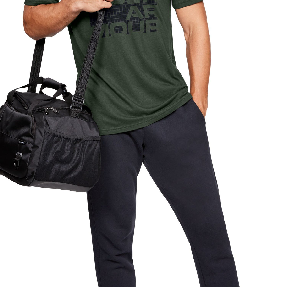 Polera manga corta UA Grid para hombre