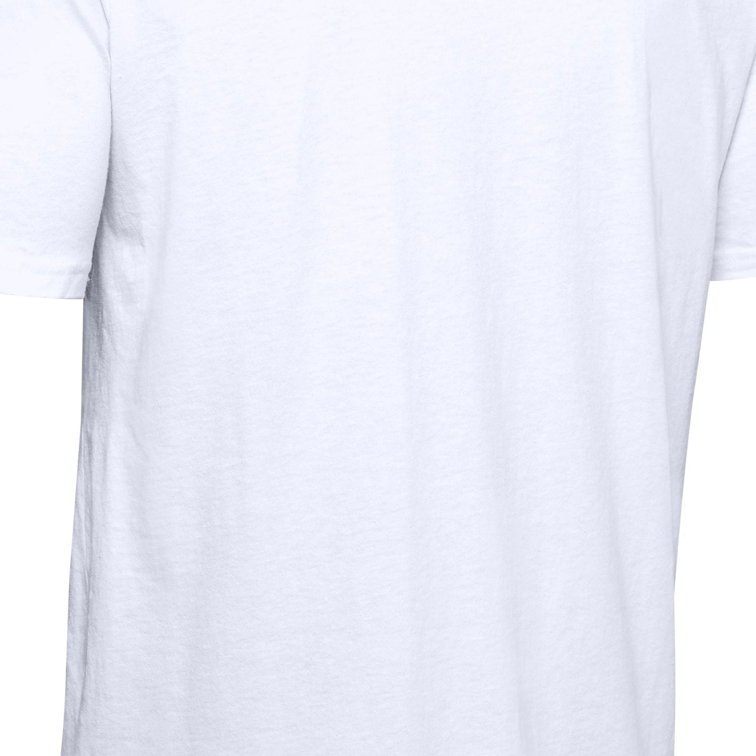 Polera manga corta con gráfico de la marca UA en el hombro para hombre